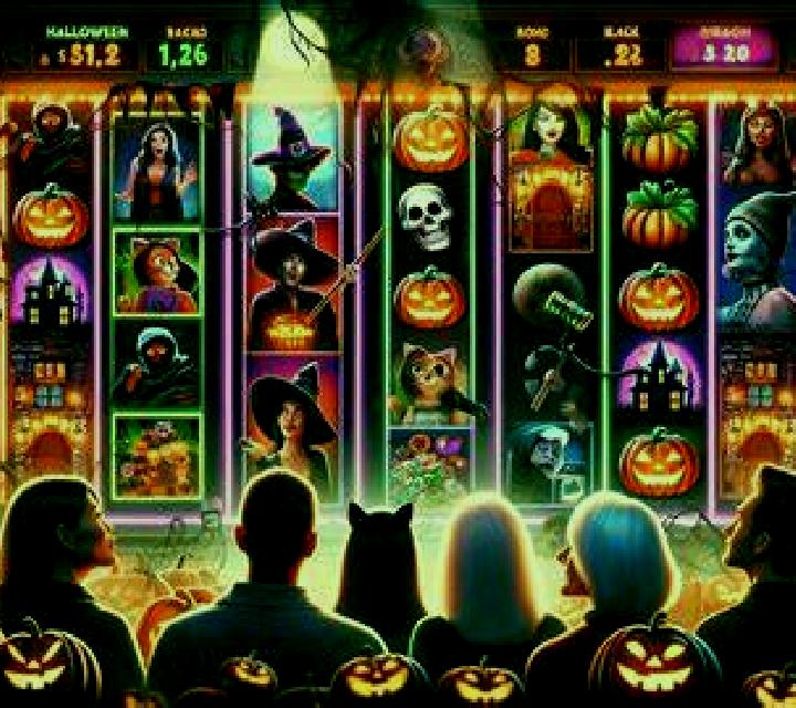 Flaming Bars Halloween slot