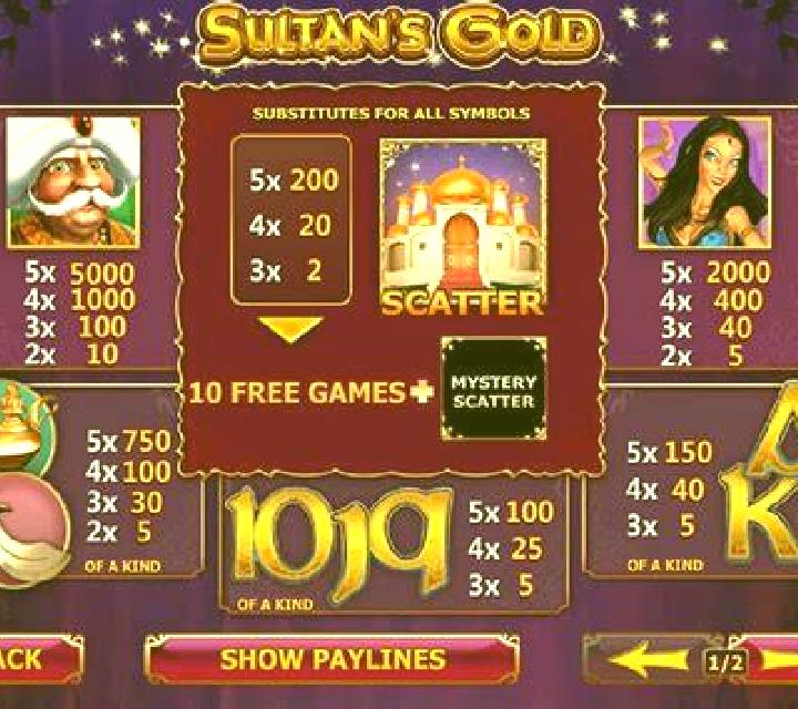 Sultan s Gold slot
